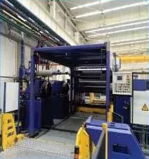 Aluminium foil rolling mill line