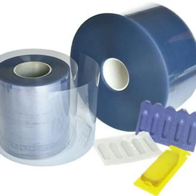 PVC film rolls with formed suppository and tablet blisters